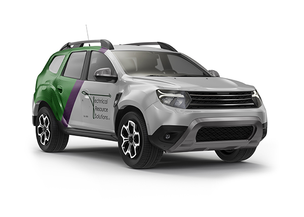 Rendering of a vehicle from the TRS company fleet.