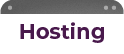 The word "Hosting" floating around a desktop designed by Technical Resource Solutions.